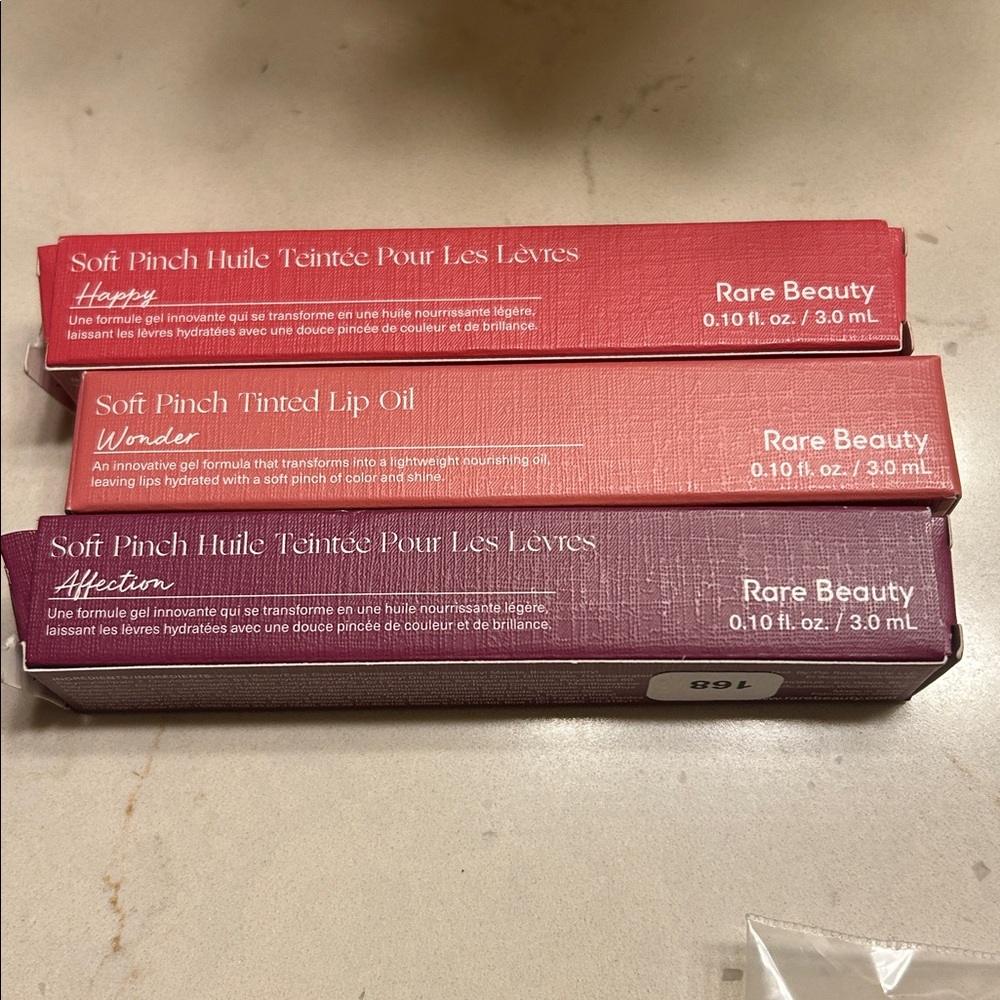 Rare Beauty Soft Pinch Tinted Lip Oil
 $13 each -buyers choice